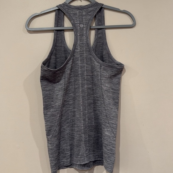 Lululemon Run Swiftly Tech Racerback Heathered Gray Light Tank Top - Picture 3 of 6